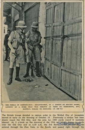 1936 - British Infantrymen checking a handgrenade
